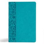 KJV Giant Print Reference Bible, Teal Leathertouch, Indexed