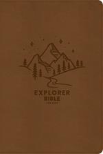 KJV Explorer Bible for Kids, Brown Leathertouch: Placing God's Word in the Middle of God's World