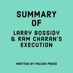 Summary of Larry Bossidy and Ram Charan’s Execution