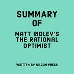 Summary of Matt Ridley’s The Rational Optimist