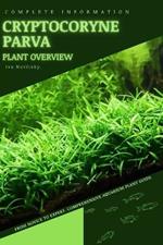 Cryptocoryne Parva: From Novice to Expert. Comprehensive Aquarium Plants Guide