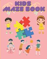 Mazes Book for Kids, Age 4 - 8