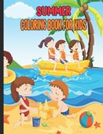 Summer Coloring Book For Kids: Easy And Fun Coloring Pages For Kids