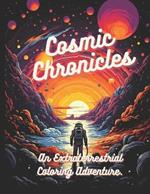 Cosmic Chronicles: An Extraterrestrial Coloring Adventure.: A sci-fi oddysey