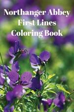 Northanger Abbey First Lines Coloring Book