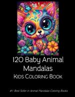 Mandalas Animals Coloring Book 120 Pages