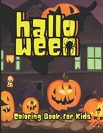 Halloween Coloring Book for Kids: Spooky Halloween Theme Coloring Book for Kids Ages 4 - 8