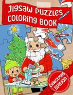 Jigsaw Puzzle Coloring Book: Christmas edition