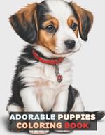 Adorable Puppies: Coloring Book