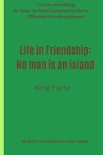 LIFE in FRIENDSHIPS: No Man is an Island