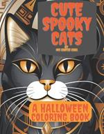 Cute Spooky Cats: A Halloween Coloring Book