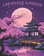 Japanese Garden Coloring Book for Adults: 50 designs with fun and relaxing landscapes