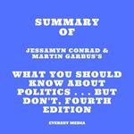 Summary of Jessamyn Conrad & Martin Garbus's What You Should Know About Politics . . . But Don't, Fourth Edition