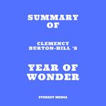 Summary of Clemency Burton-Hill 's Year of Wonder