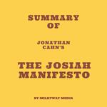 Summary of Jonathan Cahn's The Josiah Manifesto