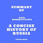 Summary of Paul Bushkovitch's A Concise History of Russia