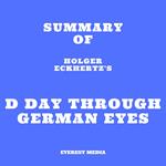 Summary of Holger Eckhertz's D Day Through German Eyes