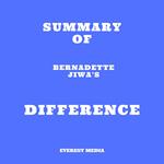 Summary of Bernadette Jiwa's Difference