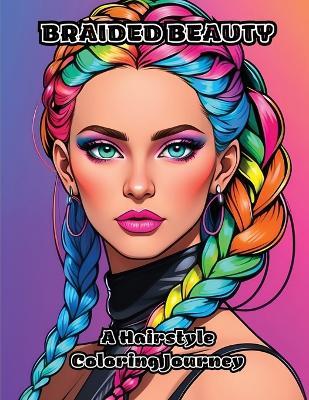 Braided Beauty: A Hairstyle Coloring Journey - Colorzen - cover