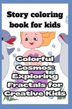 Colorful Cosmos: Story coloring book, Exploring Fractals for Creative Kids