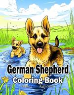 German Shepherd Coloring Book: Volume 1
