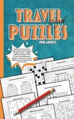 Travel-Sized Puzzles for Adults: A lightweight book with a great mix of logic challenges, including Jigsaw Sudoku and Skyscraper. 10 types of fun brain games with mostly medium to hard difficulty levels.