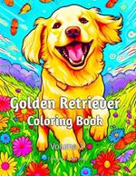 Golden Retriever Coloring Book: Volume 2