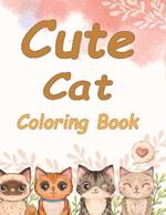 Cute Cat Coloring Book: Kittens in Funny and Delightful Situations