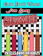 New York Times fun Easy Crossword Puzzles: 100 Medium simply Puzzles Book For Adults