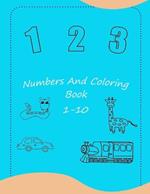 Recognise Number And Coloring books 1-10