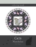 Cats Mandalas - Coloring Book