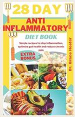 28 day anti inflammatory diet book: Simple recipes to stop inflammation, optimize gut health and reduce chronic pain