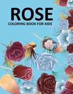 Rose Coloring Book For Kids