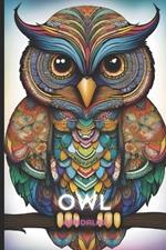 Owl Mandala Coloring Book: Intricate Designs for Relaxation and Creativity