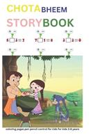 chota bheem storybook: coloring pages pen pencil control for kids for kids 3-8 years in English