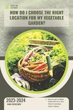 How do I choose the right location for my vegetable garden?: Guide and overview