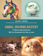 Animal Drawing Mastery: A Step by Step Guide with 300 Fun Illustrations for Kids to Learn