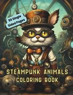 Steampunk Animals Coloring Book