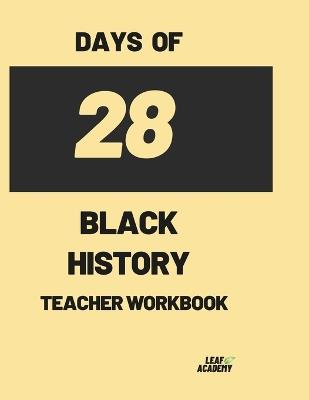 28 Days of Black History - D Scott Schwartz M Ed - cover