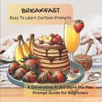 BREAKFAST - Easy To Learn Cartoon Prompts: A Generative AI Art Done For You Prompt Guide for Beginners