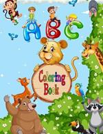 ABC Coloring Book: Cute Animals Alphabet Coloring Pages for Toddlers