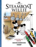 Steamboat Willie Coloring Book (Illustrated): 30 Illustrations