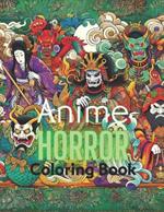 Anime Horror Coloring Book