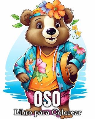 Oso Libro para Colorear: 50 Imágenes Bonitas Para Aliviar El Estrés Y Relajarse - Mandykfm Bb - cover