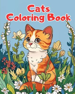 Cats Coloring Book: Coloring Pages For Kids 1-3 Years With Cats - Felisa Opizzi - cover