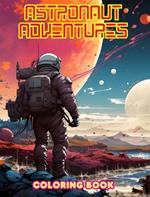 Astronaut Adventures - Coloring Book - Artistic Collection of Space Designs: Planets, Astronauts and Much More!: Enhance Your Creativity and Relax by Exploring Outer Space