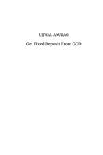 Get Fixed Deposit From GOD