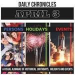 Daily Chronicles April 3: A Visual Almanac of Historical Events, Birthdays, and Holidays
