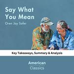 Say What You Mean by Oren Jay Sofer