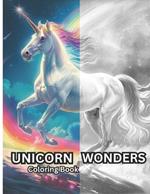 Unicorn Wonders: A Coloring Journey Beyond the Rainbow. Coloring book for kids